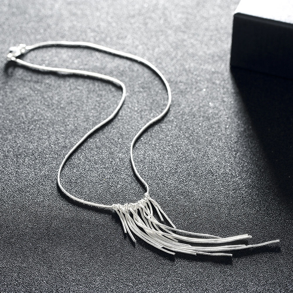 Brass With Plated Fashion Jewelry Necklace