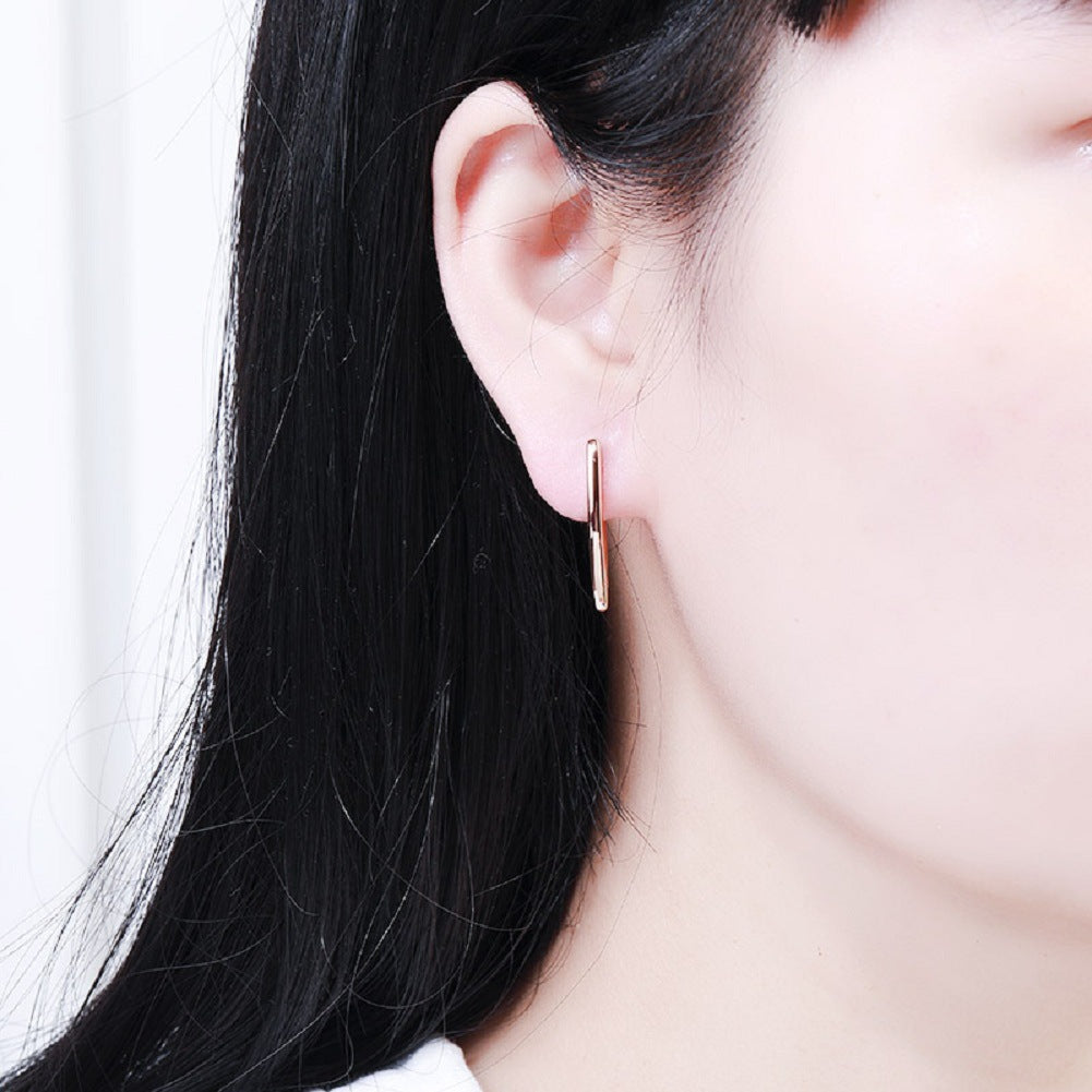 Brass With Plated Fashion Jewelry Earrings
