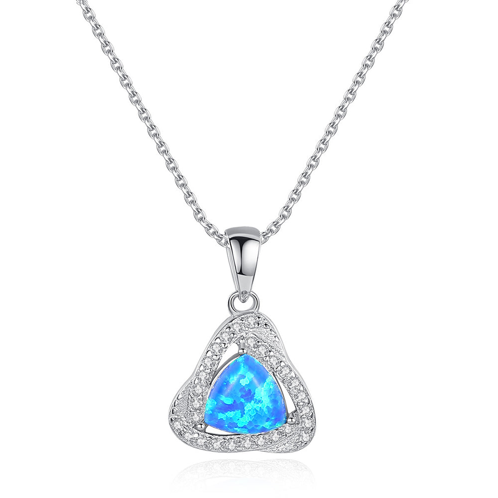 925 Sterling Silver Heart Necklace Fashion Jewelry Gift for Women Girls