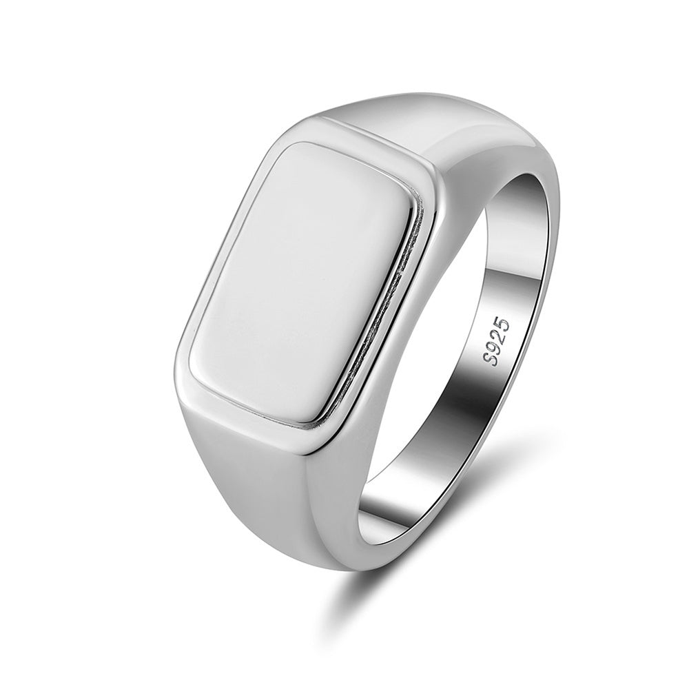 925 Sterling Silver Signet Ring