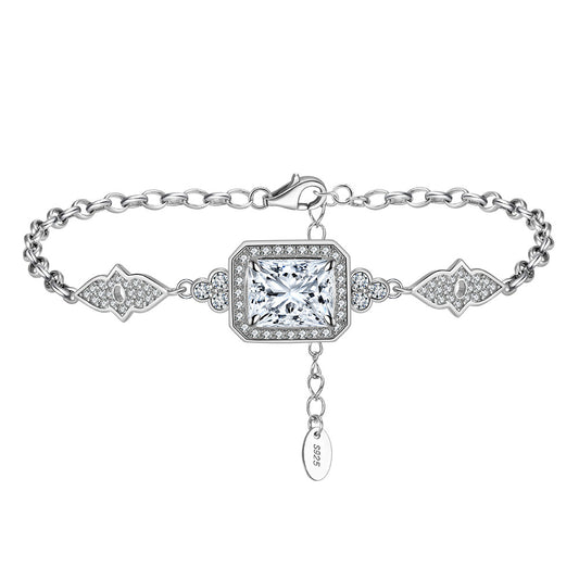 925 Sterling Silver Zircon Bracelet