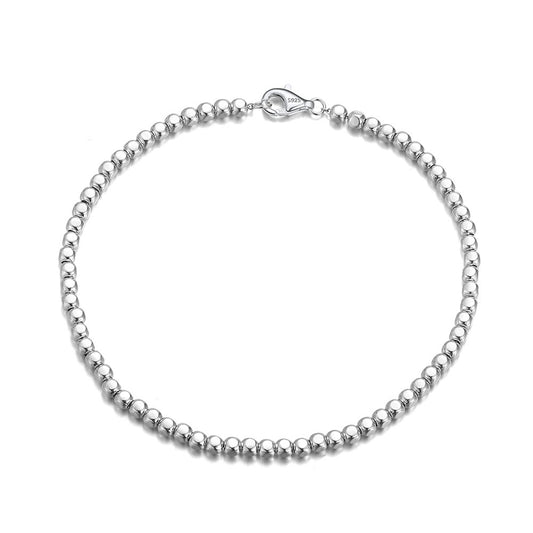 925 Sterling Silver Beads Bracelet