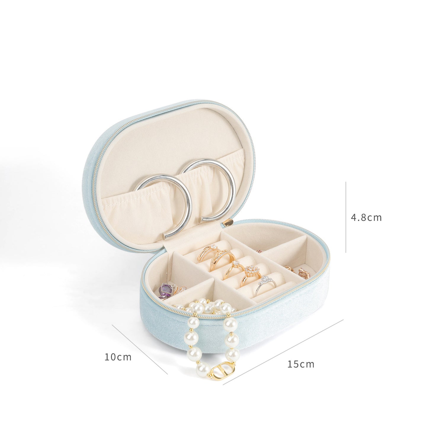Portable Storage Case for Jewelry and Small Accessories
