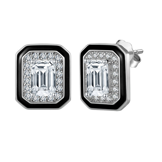 925 Sterling Silver Zircon Earrings