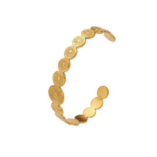 Stainless Steel Jewelry Minimalist Fashion Bangle