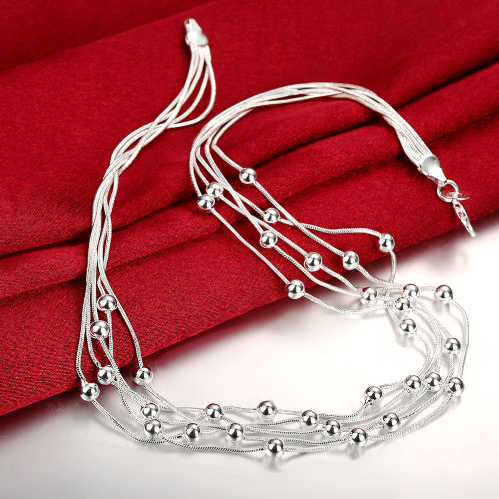 Brass With Plated Fashion Jewelry Necklace