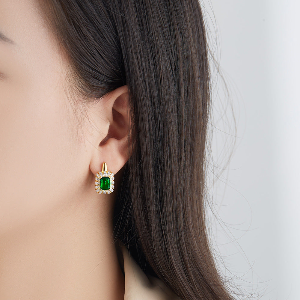Brass With Plated Fashion Jewelry Earrings