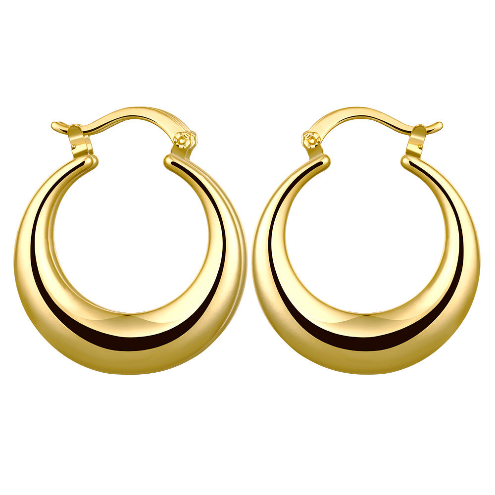 Brass With Plated Fashion Jewelry Earrings