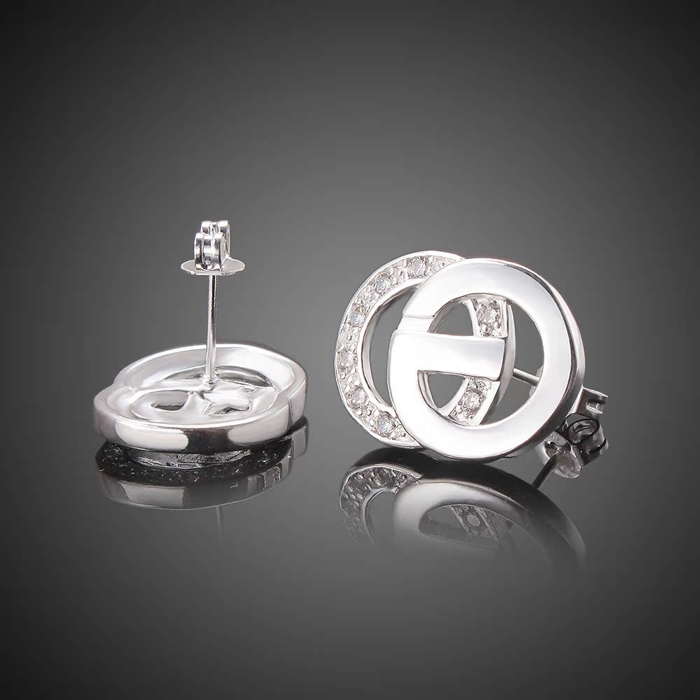 Brass With Plated Fashion Jewelry Earrings