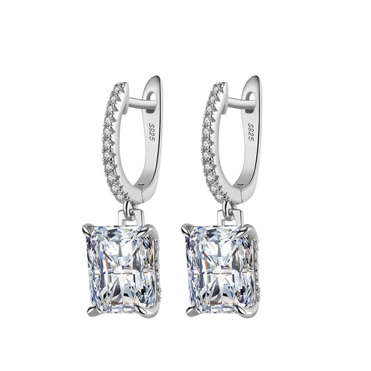 925 Sterling Silver Zircon Earrings