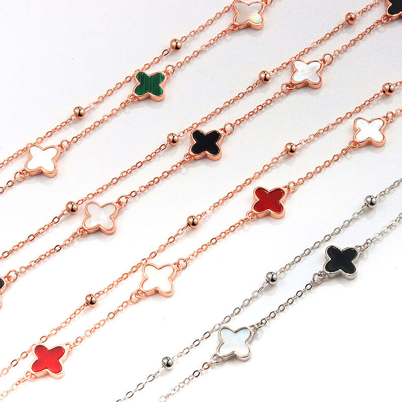 925 Sterling Silver Fashion Lucky Bracelet