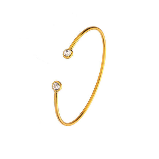 Stainless Steel Jewelry Minimalist Fashion Bangle