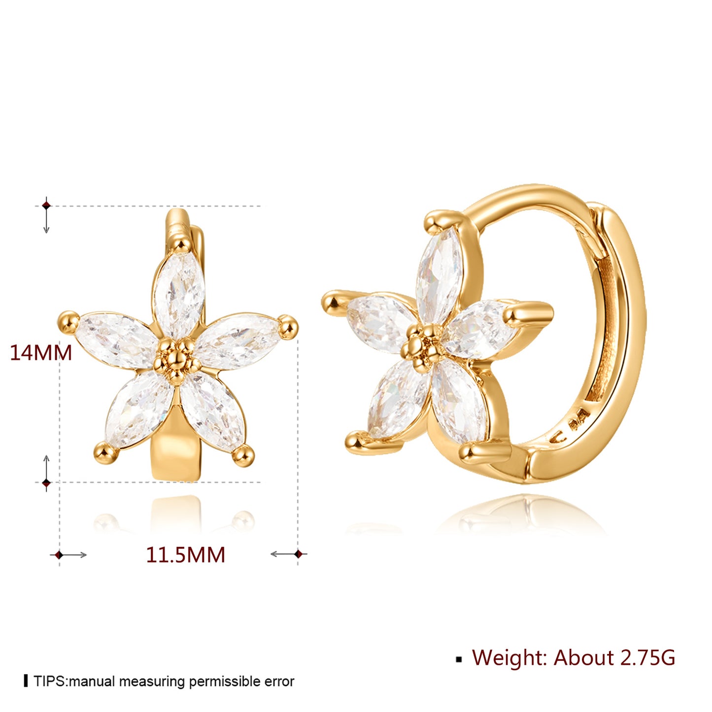 Brass With Plated Fashion Jewelry Earrings