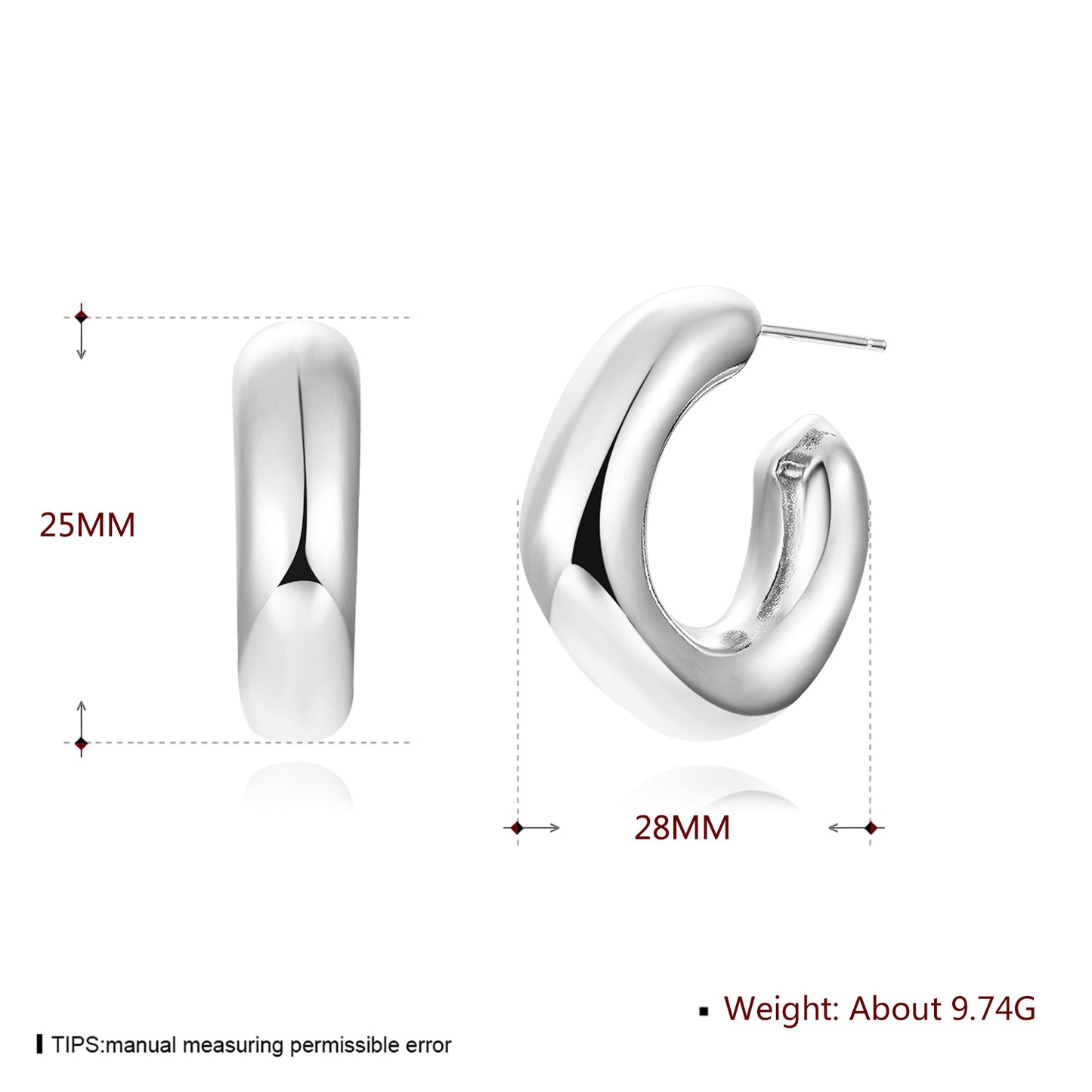 Brass With Plated Fashion Jewelry Earrings
