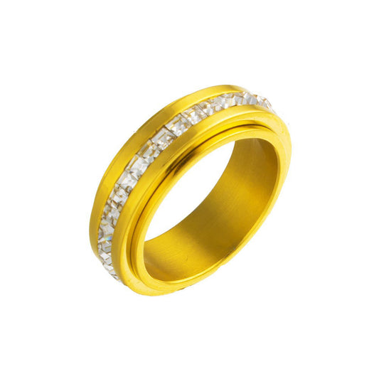 Stainless Steel Minimalist Fashion Ring