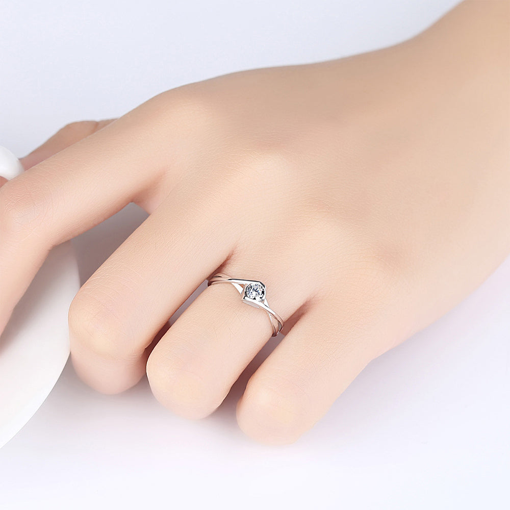 925 Sterling Silver Ring Fashion Jewelry Gift for Women Girls