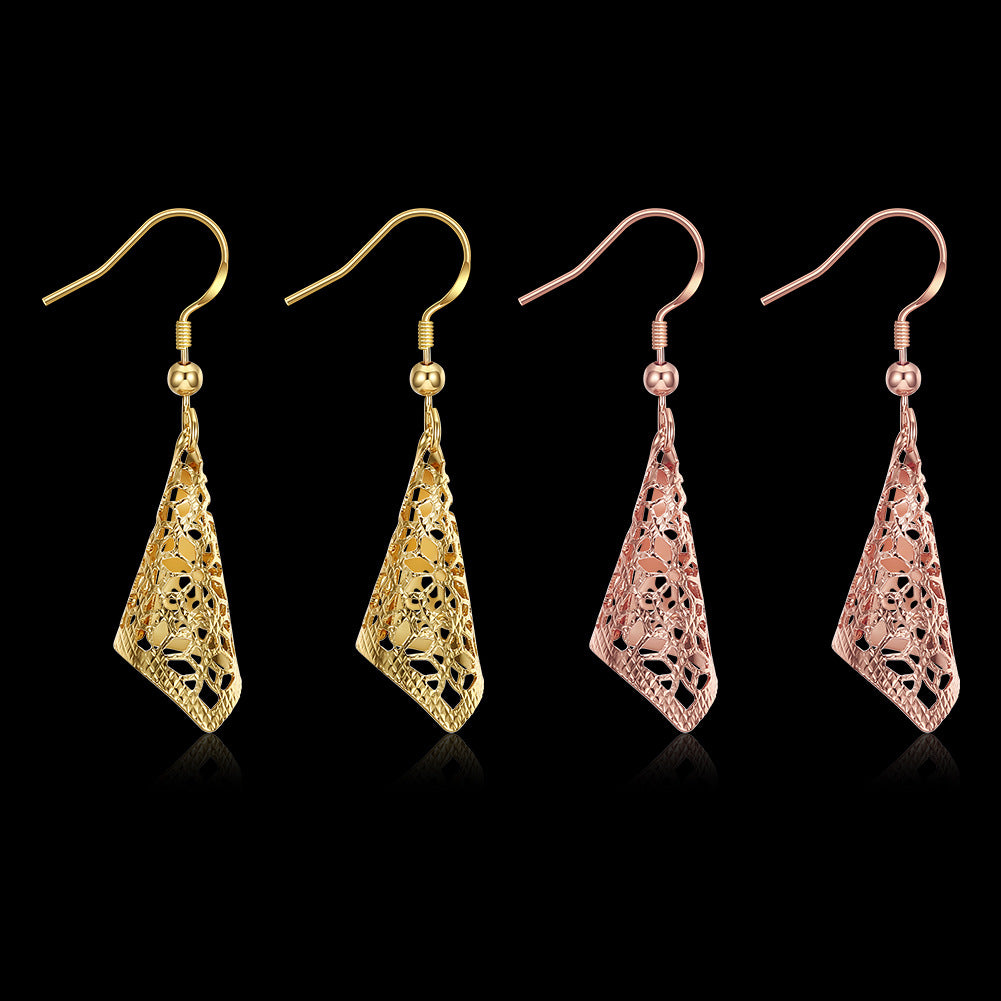 Brass With Plated Fashion Jewelry Earrings