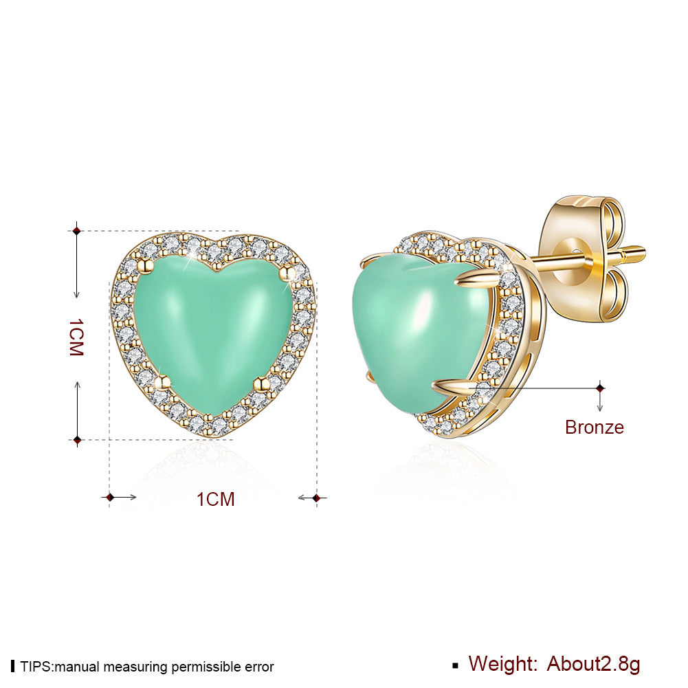 Brass With Plated Fashion Jewelry Earrings
