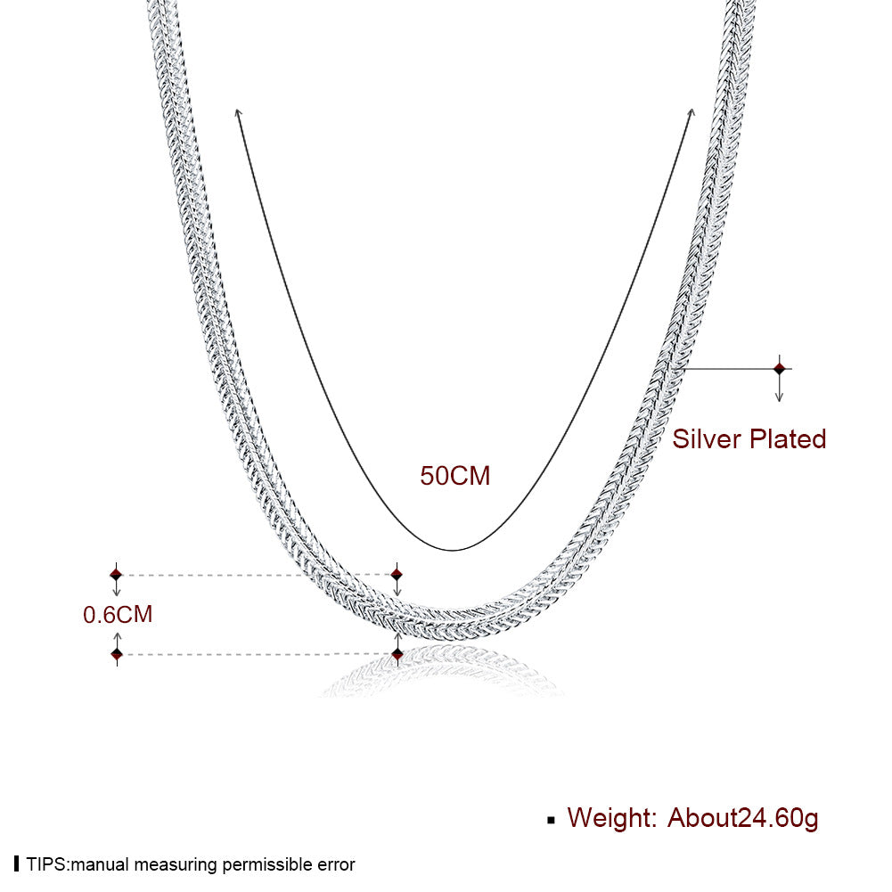 Brass With Plated Fashion Jewelry Necklace