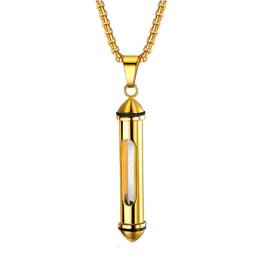 Stainless Steel Jewelry Bullet Fashion Necklace Chain