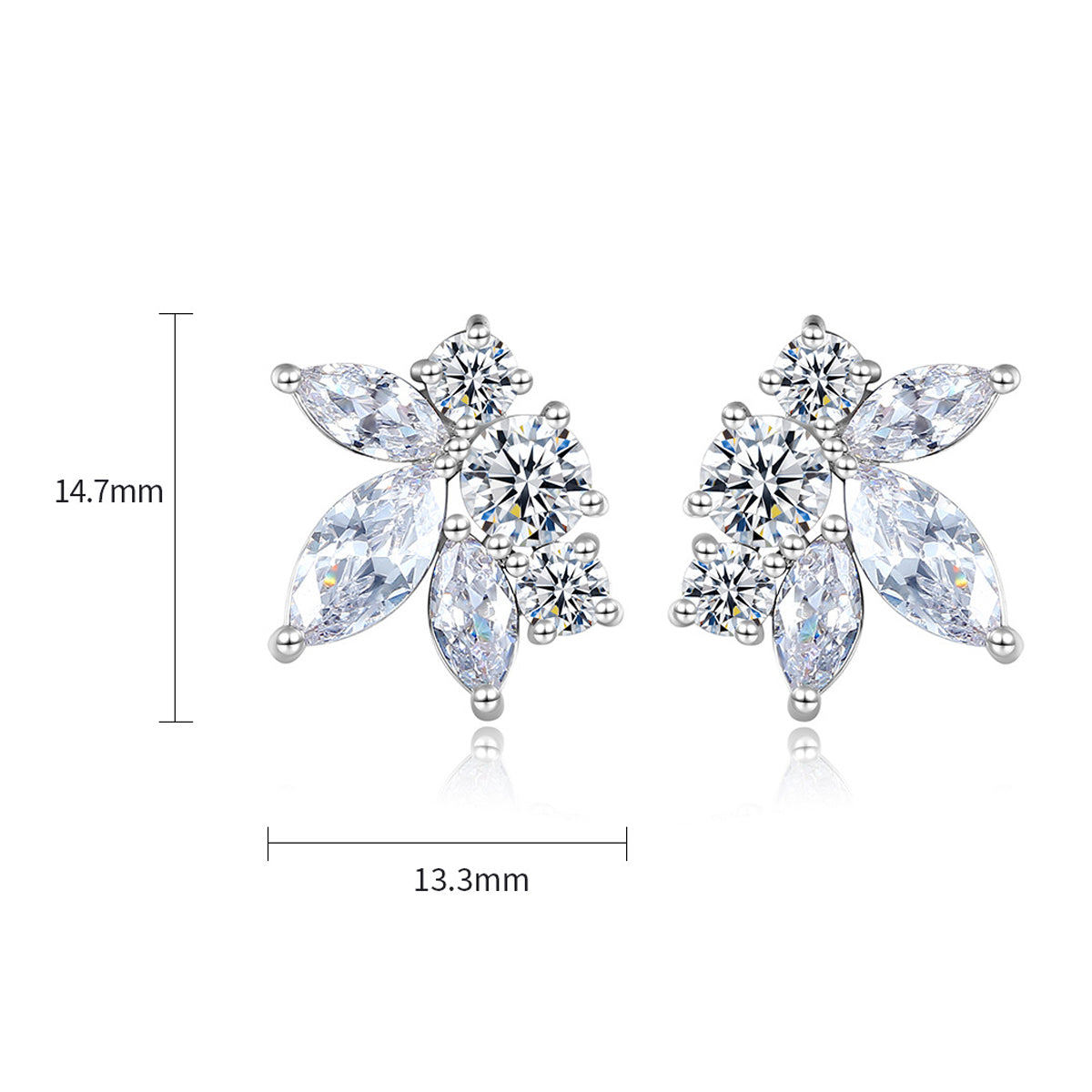 Copper With Plated Fashion Jewelry Earrings