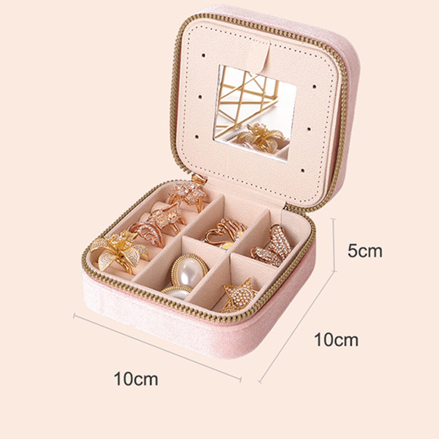 Portable Storage Case for Jewelry and Small Accessories