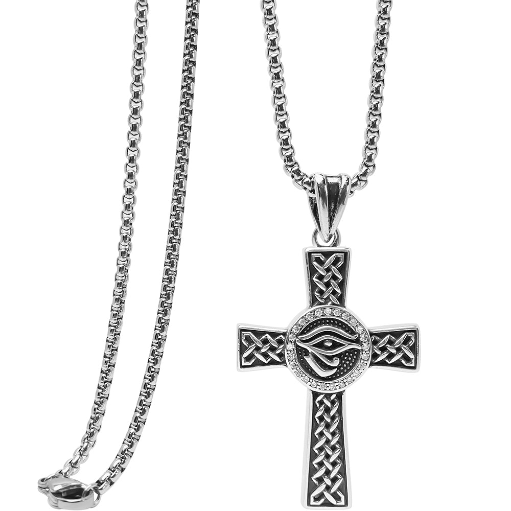 Cross Pendant Necklace, Men Women's Fashion Jewelry, Perfect for Parties & Gifts, Elegant Accessory for Everyday Wear