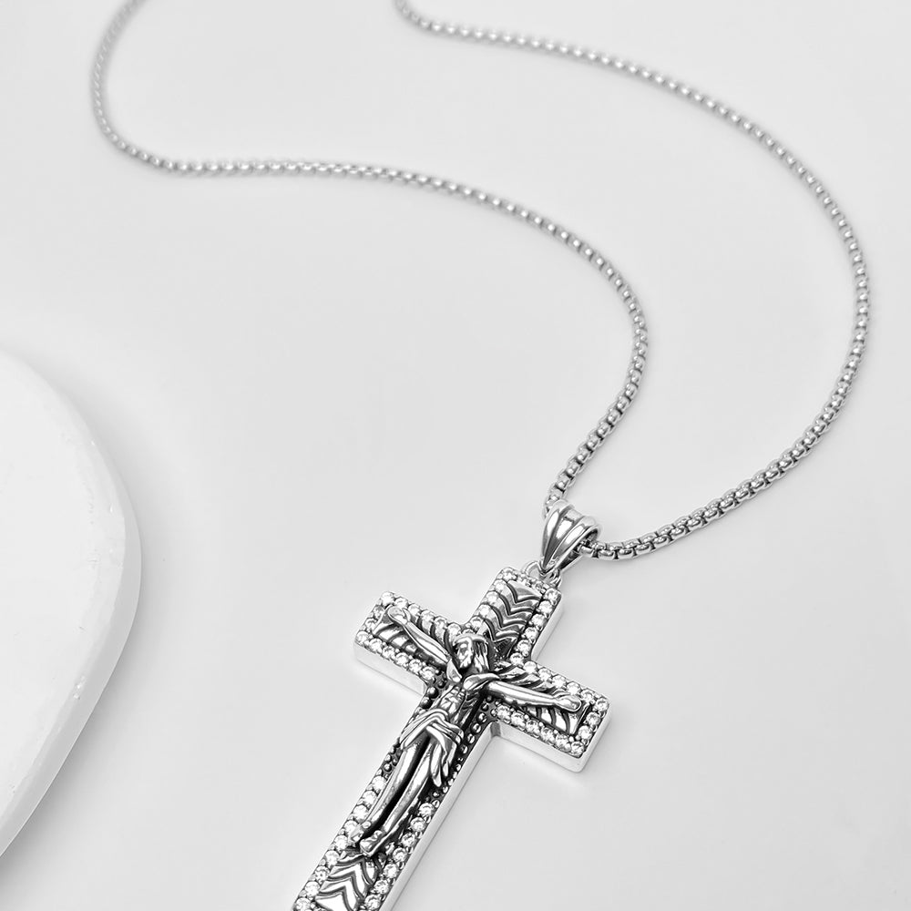 Cross Pendant Necklace, Men Women's Fashion Jewelry, Perfect for Parties & Gifts, Elegant Accessory for Everyday Wear