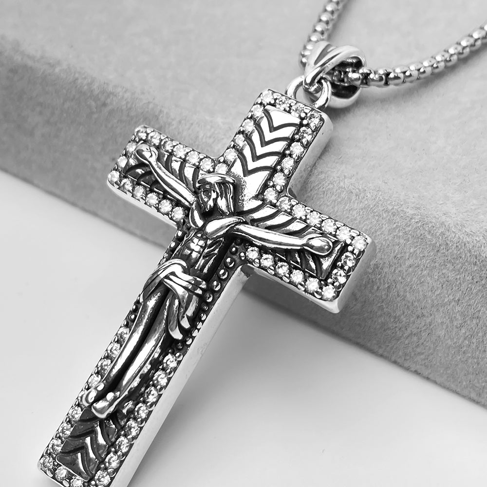 Cross Pendant Necklace, Men Women's Fashion Jewelry, Perfect for Parties & Gifts, Elegant Accessory for Everyday Wear