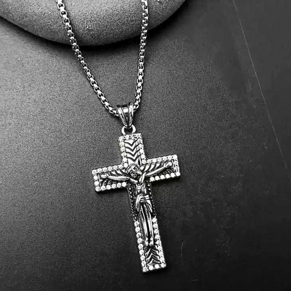 Cross Pendant Necklace, Men Women's Fashion Jewelry, Perfect for Parties & Gifts, Elegant Accessory for Everyday Wear