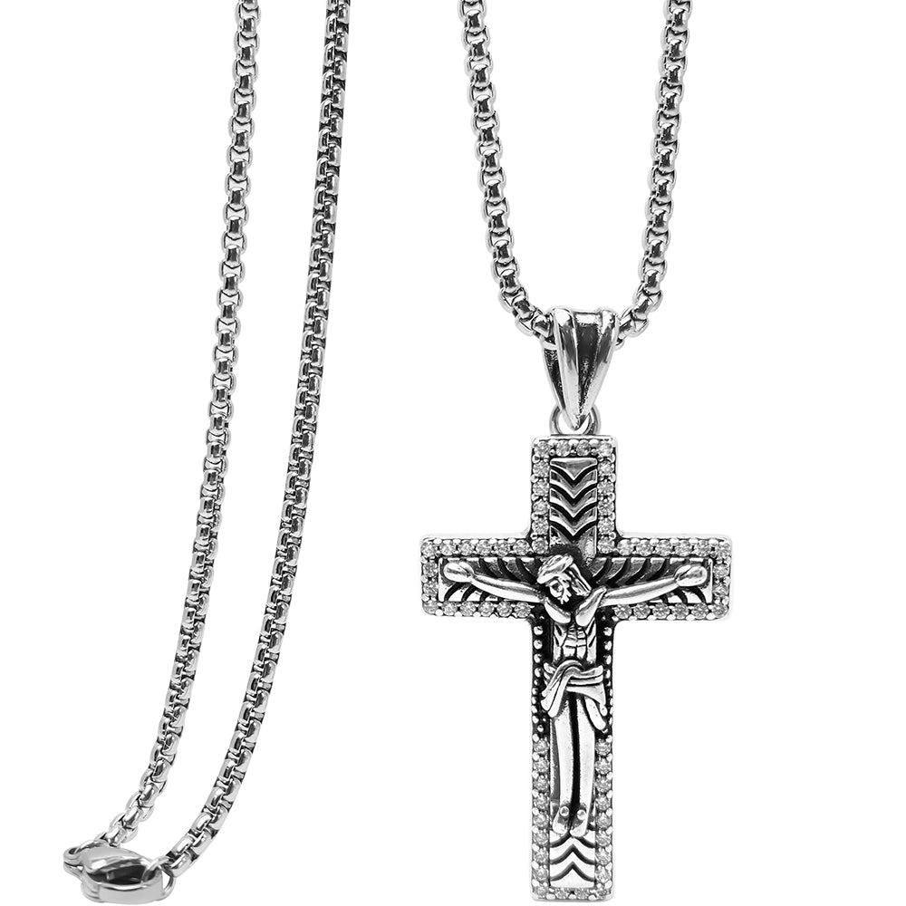 Cross Pendant Necklace, Men Women's Fashion Jewelry, Perfect for Parties & Gifts, Elegant Accessory for Everyday Wear