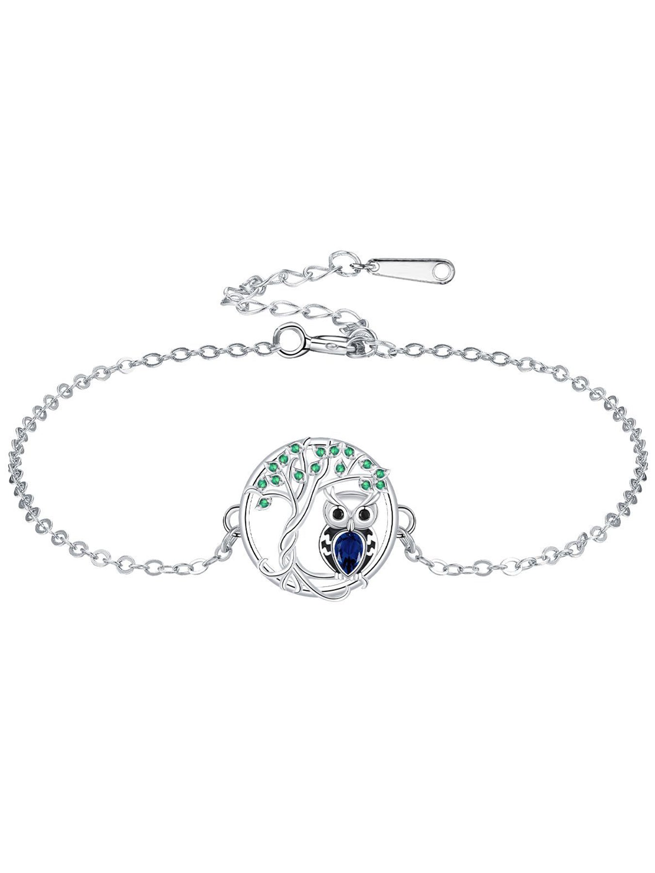 Owl Design Bracelet, Fashionable Jewelry for Women & Girls, Trendy All-match & Exquisite Jewelry for Birthday Gift