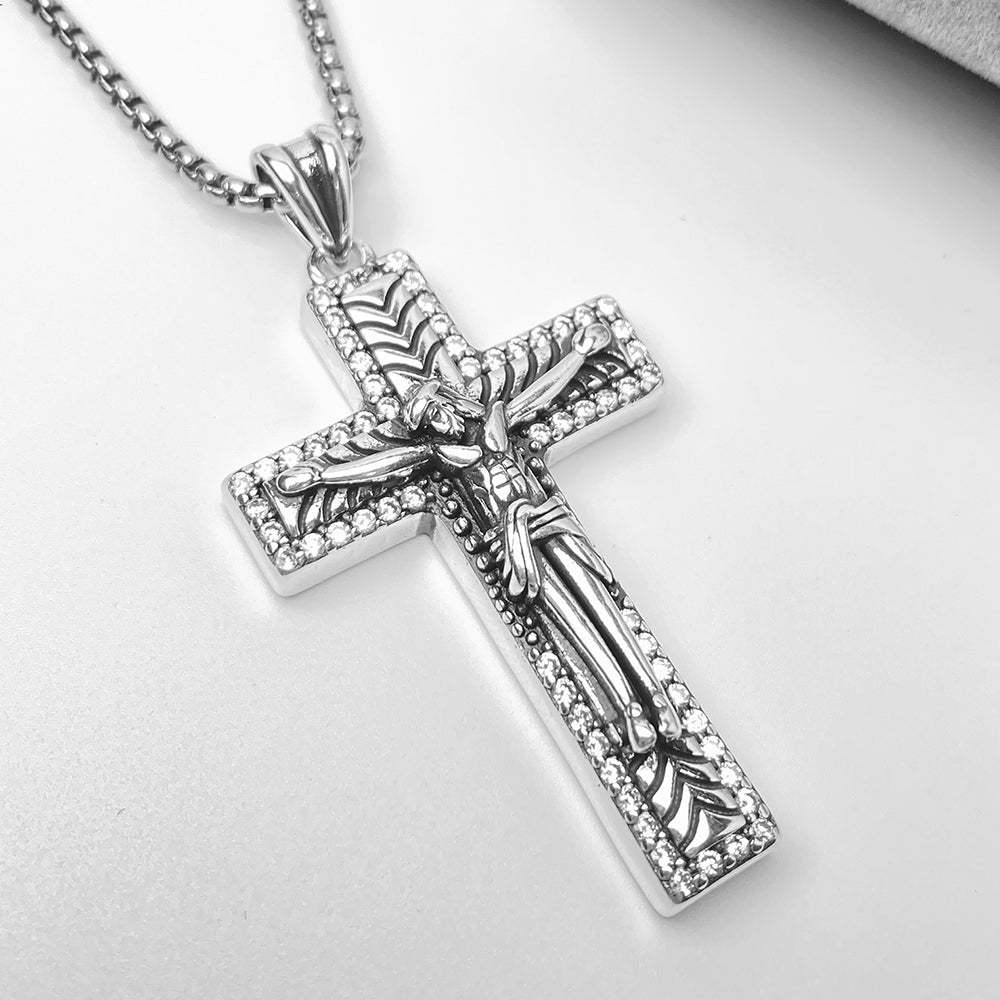 Cross Pendant Necklace, Men Women's Fashion Jewelry, Perfect for Parties & Gifts, Elegant Accessory for Everyday Wear
