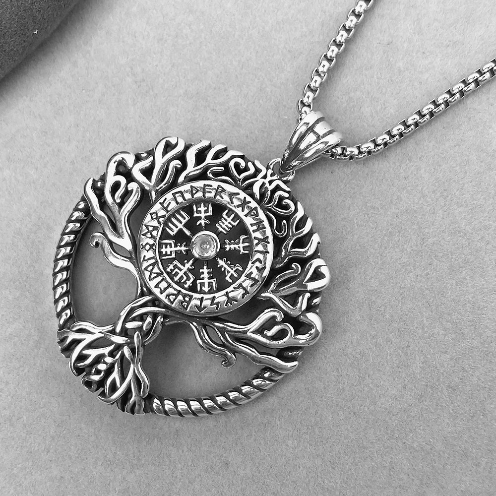 Tree of Life Pendant Necklace, Men Women's Fashion Jewelry, Perfect for Parties & Gifts, Elegant Accessory for Everyday Wear