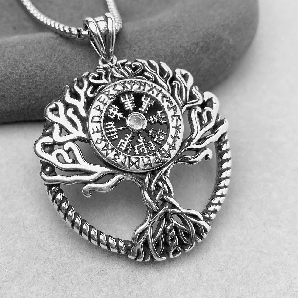 Tree of Life Pendant Necklace, Men Women's Fashion Jewelry, Perfect for Parties & Gifts, Elegant Accessory for Everyday Wear