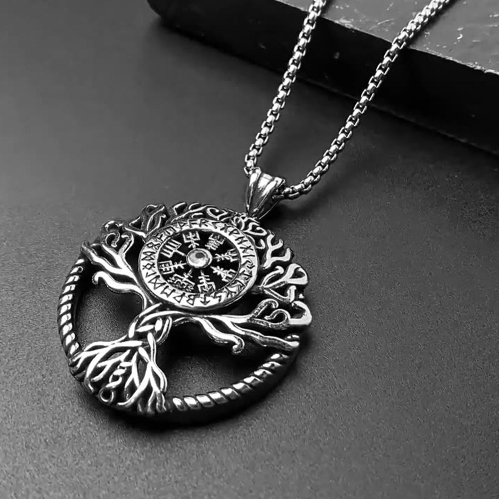 Tree of Life Pendant Necklace, Men Women's Fashion Jewelry, Perfect for Parties & Gifts, Elegant Accessory for Everyday Wear