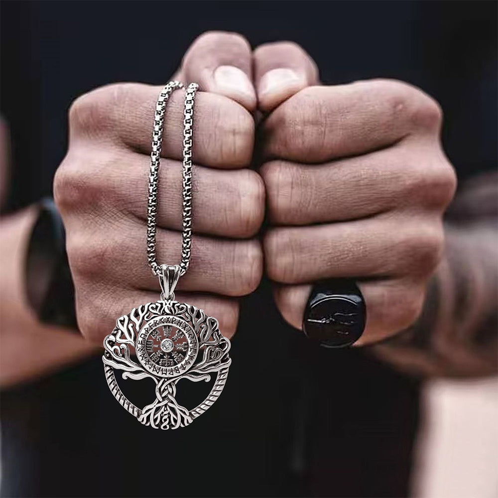 Tree of Life Pendant Necklace, Men Women's Fashion Jewelry, Perfect for Parties & Gifts, Elegant Accessory for Everyday Wear