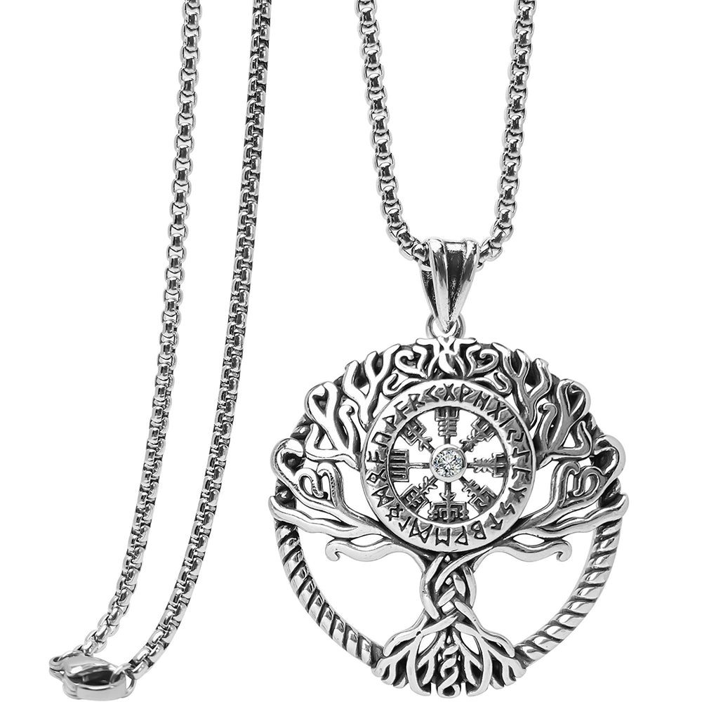 Tree of Life Pendant Necklace, Men Women's Fashion Jewelry, Perfect for Parties & Gifts, Elegant Accessory for Everyday Wear