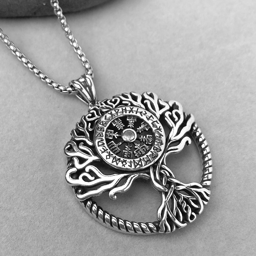 Tree of Life Pendant Necklace, Men Women's Fashion Jewelry, Perfect for Parties & Gifts, Elegant Accessory for Everyday Wear