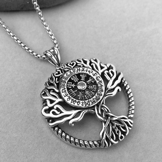 Tree of Life Pendant Necklace, Men Women's Fashion Jewelry, Perfect for Parties & Gifts, Elegant Accessory for Everyday Wear