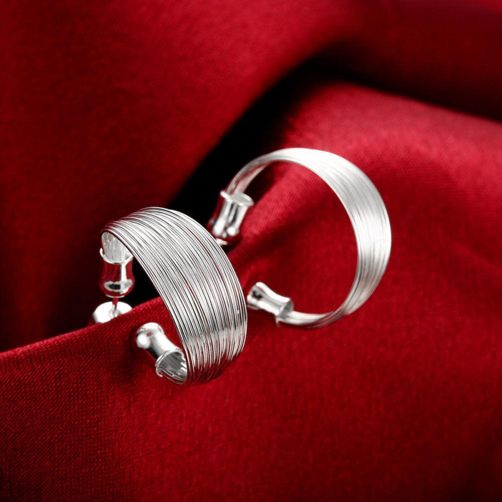 Brass With Plated Fashion Jewelry Earrings