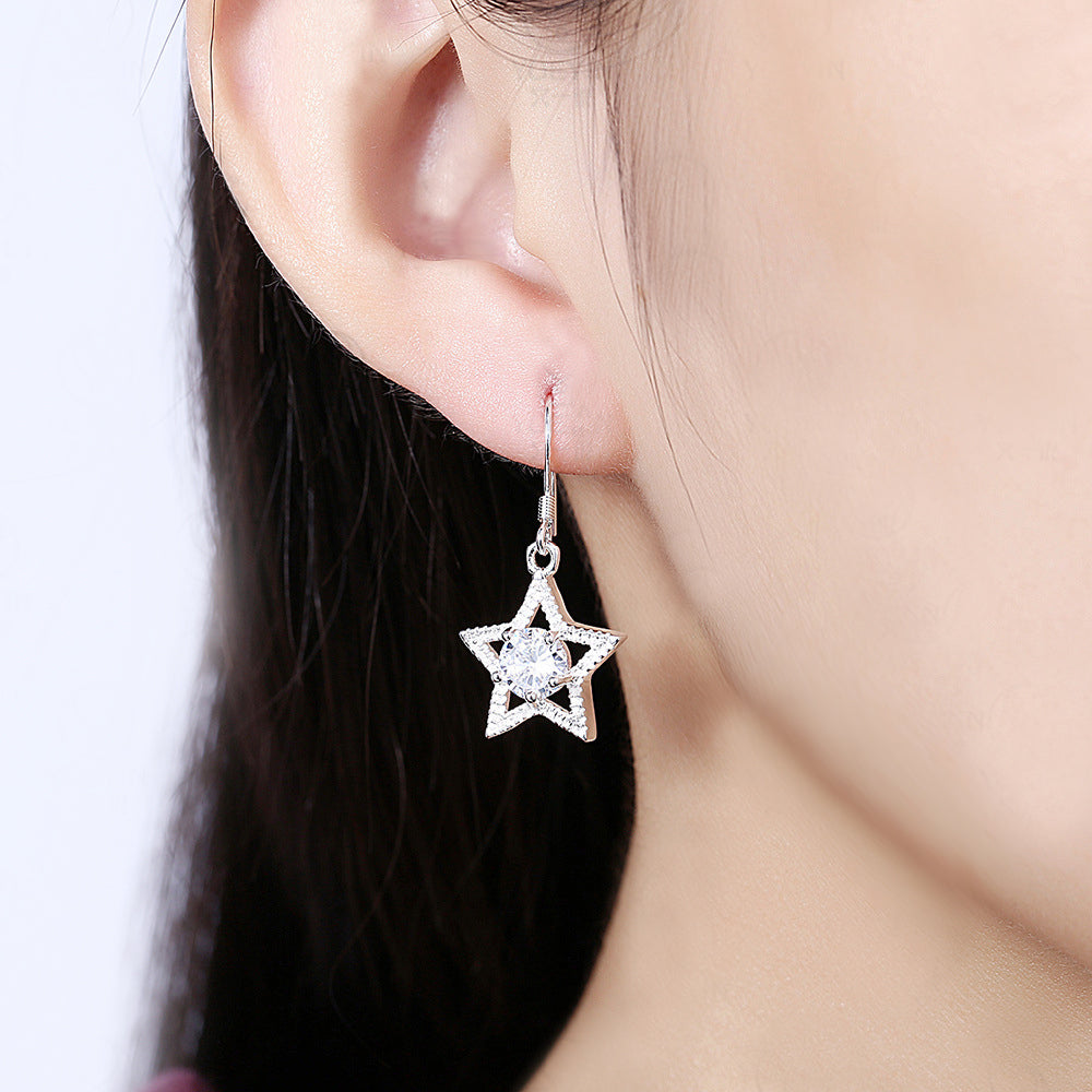 Brass With Plated Fashion Jewelry Earrings