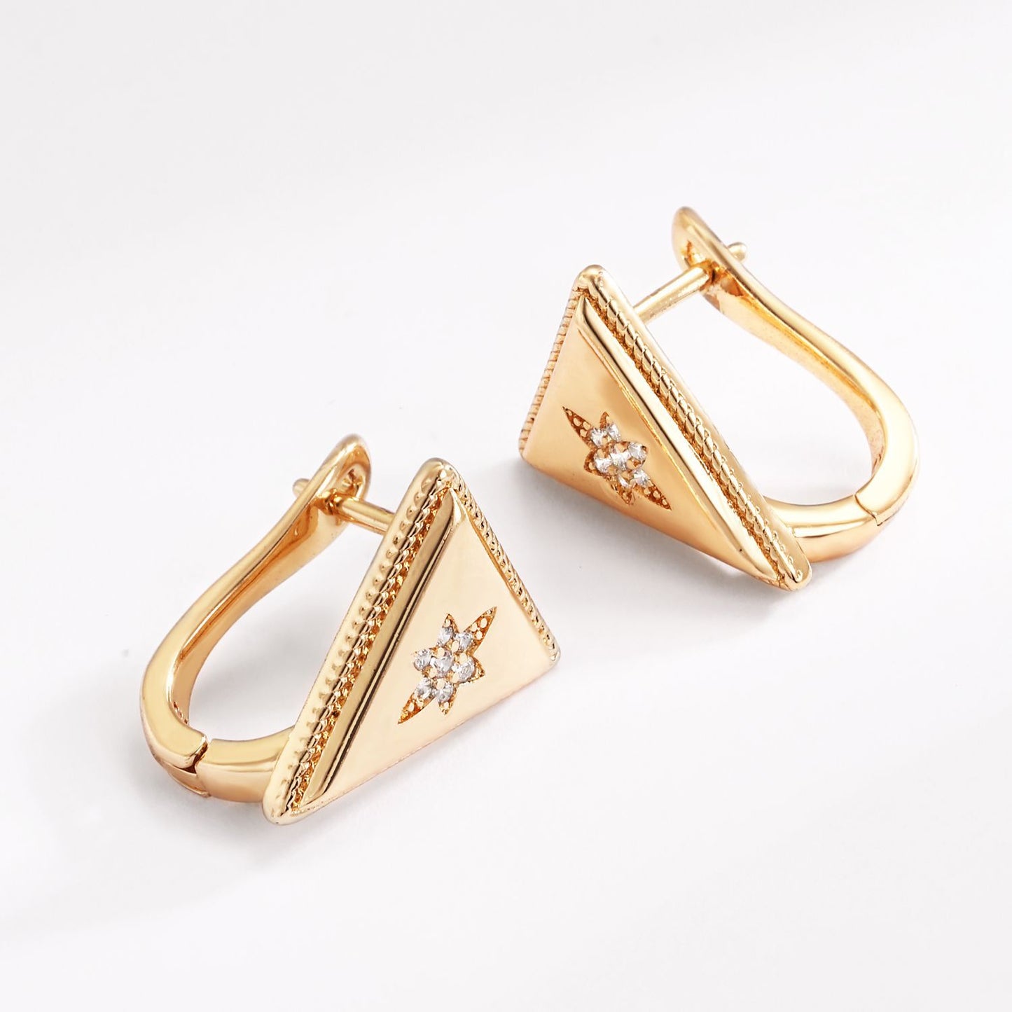 Brass With Plated Fashion Jewelry Earrings