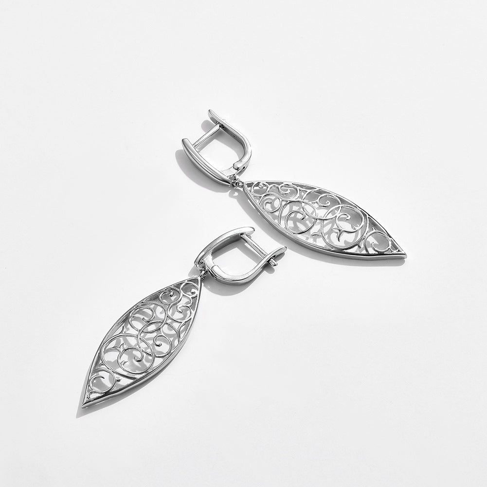 Brass With Plated Fashion Jewelry Earrings