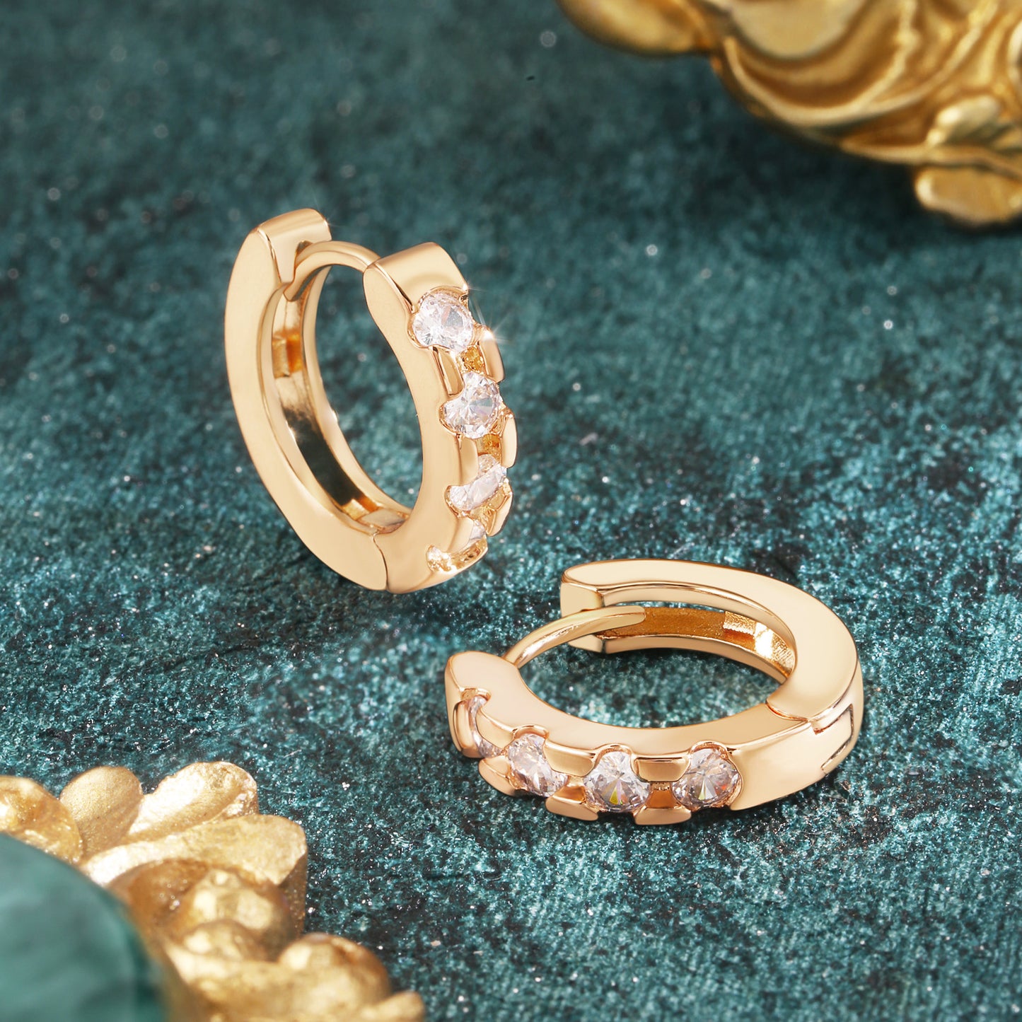 Brass With Plated Fashion Jewelry Earrings