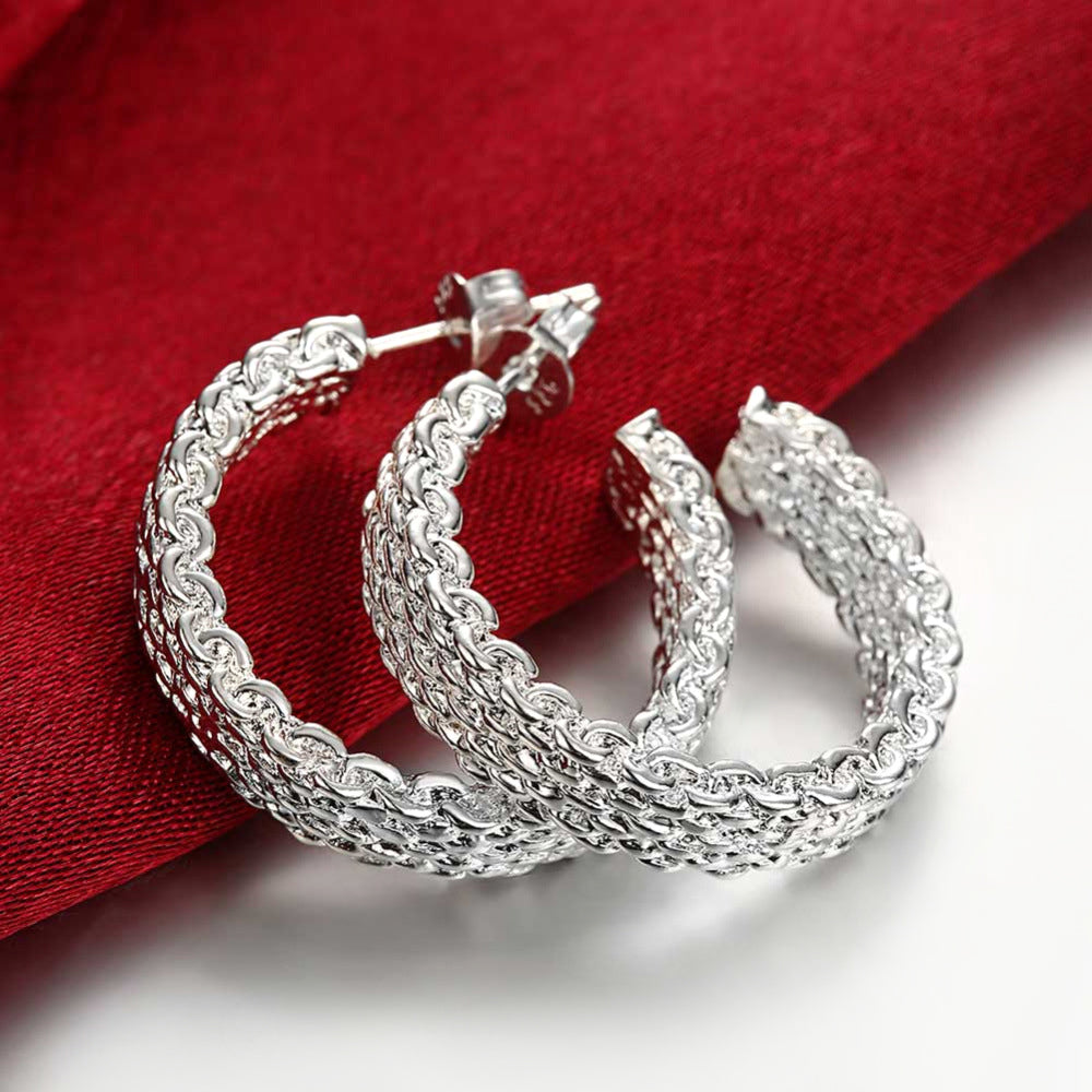 Brass With Plated Fashion Jewelry Earrings
