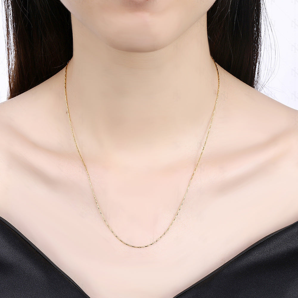 Brass With Plated Fashion Jewelry Necklace