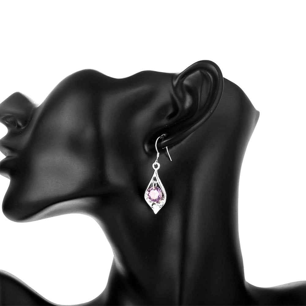 Brass With Plated Fashion Jewelry Earrings