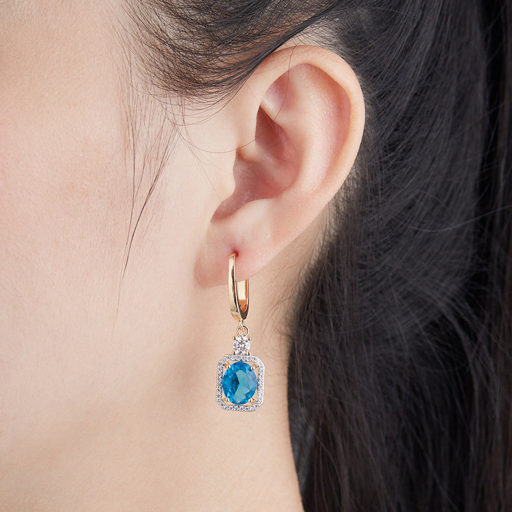 Brass With Plated Fashion Jewelry Earrings