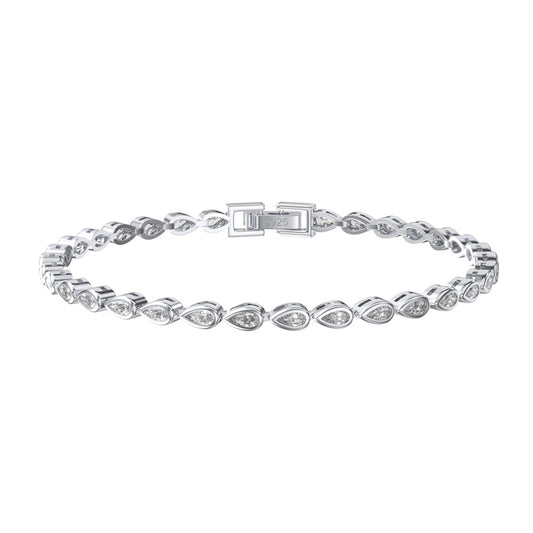 925 Sterling Silver 4mm Tennis Bracelet